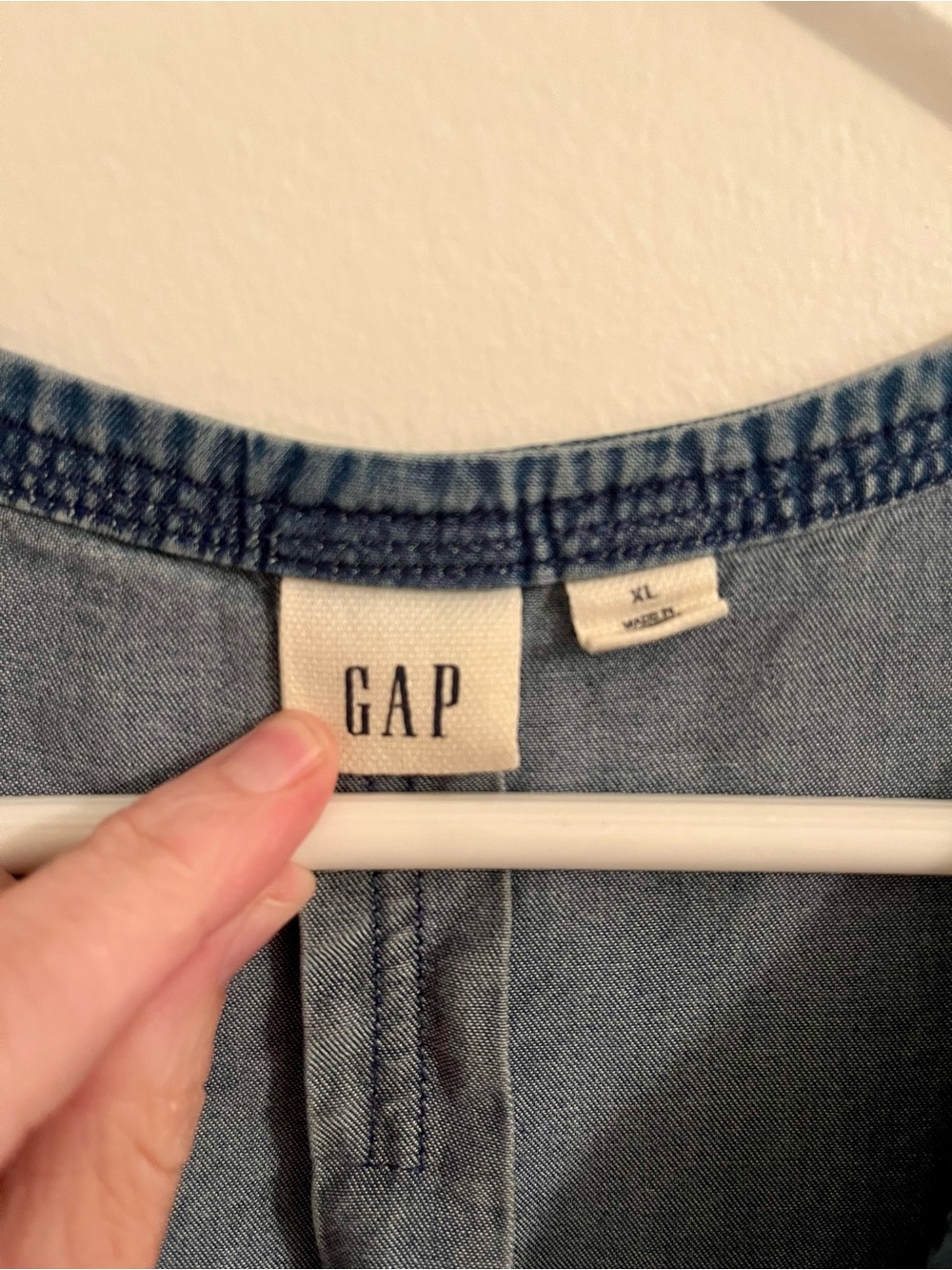 GAP Light Blue Denim Dress - Picture 3 of 3
